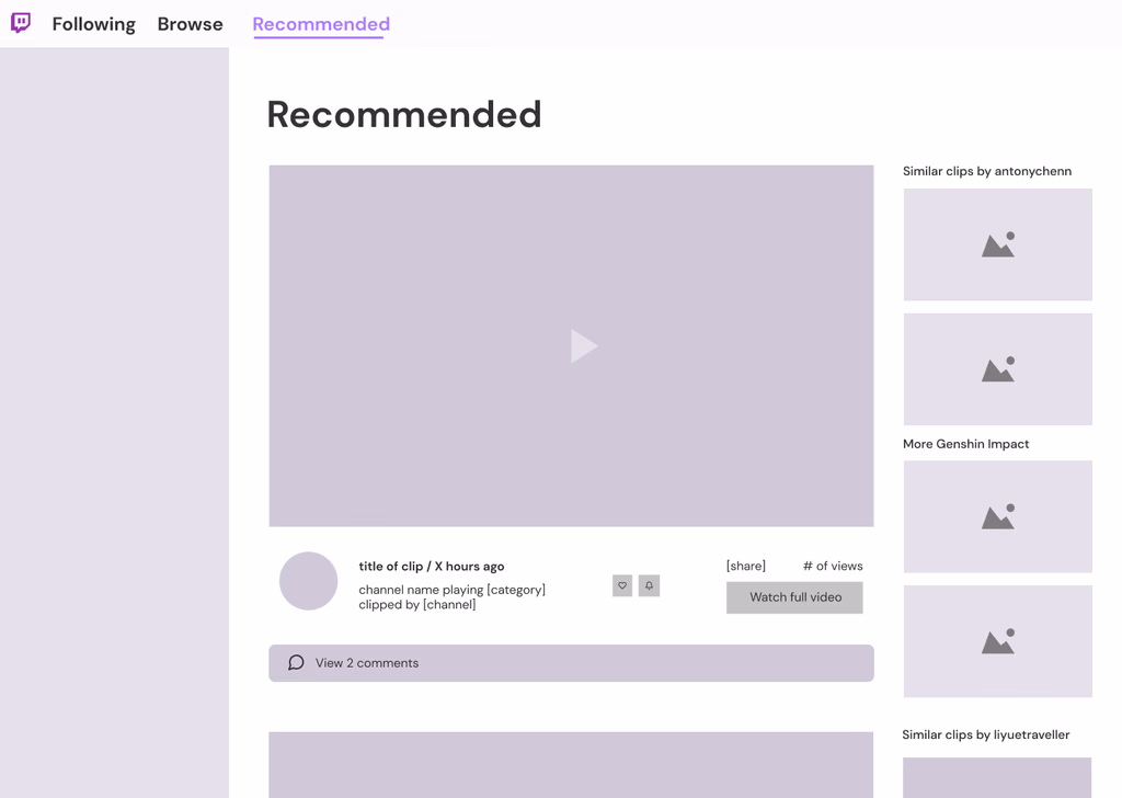 Approach 1 interface