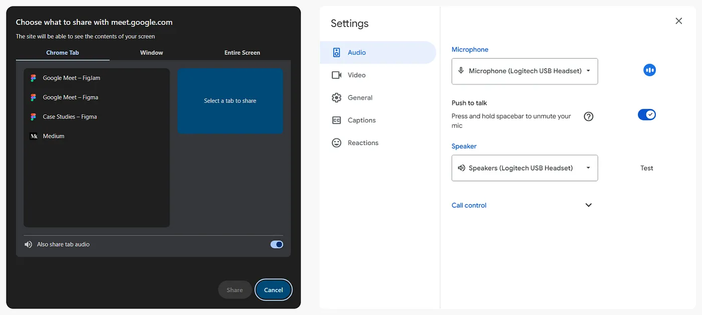 Modal design inconsistencies